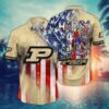 Purdue Boilermakers America Flag Pattern 4th Of July Hawaiian Shirt