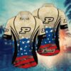 Purdue Boilermakers American Flag Hawaiian Shirt