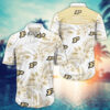 Purdue Boilermakers Tropical Leaf Hawaiian Shirt