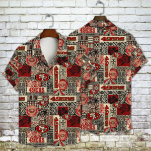 San Francisco 49ers 2023 AOP Hawaiian Shirt V20