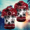 South Carolina Gamecocks Black Palm Tree Hawaiian Shirt