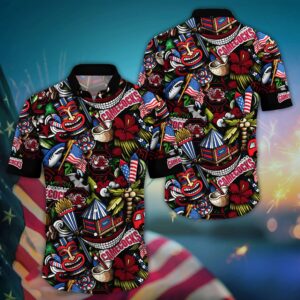 South Carolina Gamecocks Tiki Aloha Hawaiian Shirt