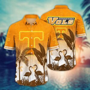 Tennessee Volunteers Flamingo Couple Hawaiian Shirt