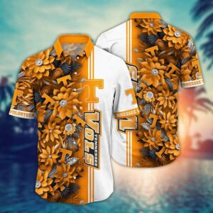 Tennessee Volunteers Floral Hawaiian Shirt