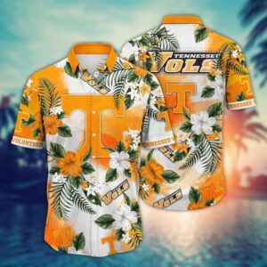 Tennessee Volunteers Floral Hawaiian Shirt