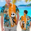 Tennessee Volunteers Skeleton Surfboard Hawaiian Shirt