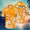 Tennessee Volunteers White Floral Hawaiian Shirt