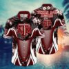 Texas A&M Aggies Tropical Leaf Armor Design Hawaiian Shirt