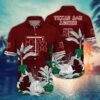 Texas A&M Aggies Tropical Leaf Jungle Hawaiian Shirt