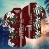 Texas A&M Aggies White Aloha Floral Hawaiian Shirt