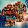 USC Trojans Botanical Flowers Palm Pineapple Aloha Hawaiian Shirt
