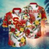 USC Trojans Brightly Colored Flower Hawaiian Shirt