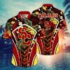 USC Trojans Tropical Leaf Armor Design Hawaiian Shirt