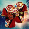 USC Trojans Tropical Pineapple Aloha Hawaiian Shirt