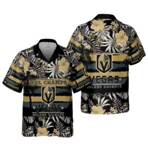 Vegas Golden Knights 2023 AOP Hawaiian Shirt V8