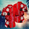 Wisconsin Badgers Brightly Colored Flower Hawaiian Shirt